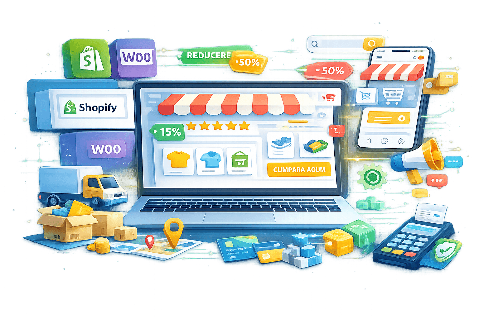 Creare Magazin Online 1 servicii marketing digital